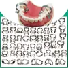 Plaides de barrage en caoutchouc dentaire 1PC KSK Type de barrière de barrière de caoutchouc Clip orthodontique dents de dents en endodontique outil de restauration