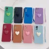 Note11s Love Heart Lonyard Silicone Case sur Xiaomi Redmi Note 11 Pro 11S 4G 5G 10 9 8 10S 11PRO plus 10C 10P CAPER CAMER