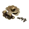 Bronze Hasps Bronze Lock 40x36 mm Fixation de verrouillage de traumatisme verrouillage de verrouillage Gift Vin Boîte en bois Boîte de coffre