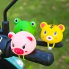 Söt cykelklocka djur liten hamster säkerhet gummi barn vuxen trehjuling skoter styret lufthorn ringcykel tillbehör