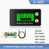 Batterikapacitetstestare Coulometer DC 8-100V 50A/100A/300A/500A Spänningsströmmätare Ammeter Voltmeter LifePo Coulomb Counter