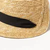 Sun Hat For Children Outdoor Activity Chin Stem Justera Straw Hat Girls Raffia Sun Cap Summer Beach Seashore 240401