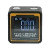 Digital Inclinometer LCD Backlight Digital Protractor Slope Meter Digital Angle Ruler Single-side Magnetics Protractor