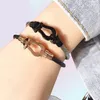 Horseshoe Armband Magnet Clasp Steel Armband Titanium Steel Stainless Minimalist Style Fashion Luxury Designer Jewelry for Women8221231