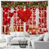 Valentijnsdag Decoratief tapijtroaten Rose Tapestries Love Tapestry Holiday Gift Party Achtergrond Decoratieve hangende doek R0411 1 1