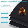 Alfombras fáciles de limpiar alfombra de chimenea protección resistente al calor para el interior de las chimeneas del hogar de llamas al aire libre