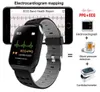 Män kvinnor elektrokardiogram smart klocka ecg ppg fitness armband blodtryck hjärtfrekvens sömnmonitor sport klocka hälsa armbandw5909680