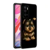 Mini Yorkshire Terrier Hunde Telefon Fall für Xiaomi Mi A2 8 9 SE Note 10 10t 11 12 Lite 9t 11t 12s 12t Pro A3 6x 12x Schwarze Abdeckung