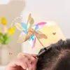 Hair Clips And Stylish Hairpins With Rotating Windmills Plastic Barrettes For Parties K3ND