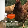 Automatic Chicken Water Cup Waterer Bowl Kit Farm Coop Poultry Waterer Drinking Water Feeder For Chicks Duck Geese Turkey Quail