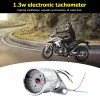 Retro Motorcycle Tachometer 0-13000 Tach RPM Gauge Rev Counter Universal DC 12V