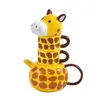 SET AUFFICILI CHIAMIC CREATIVO CHIET CINETTO GIRAFE CARTION ANIMAL MUSCHE CHIFFICA CAPPAGNO CAGGIO DI BAGni di compleanno Tea e set