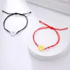 COOLTIME Dog Footprint Wax Rope Adjustable Bracelets On Hand Brecelet for Women Girls Jewelry Wholesale Valentine's Day Gift