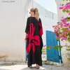 Robes décontractées de base plus taille L-5xl Bohemian Women Maxi Robe 2023 AUTOMME CONCUSTURE CAS CASCOST VERSTIDOS VERSTIDO