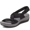 Vrouwen sandalen zomer gesloten teen roman sandalen vrouwen boog platform wiggen sandalen dames sandalen plus maat 43 240411