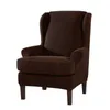 Chair Covers Armchair Wingback Wing Sofa Back Cover Stretch Sloping Arm King Seat Tiger Bench Protector Slipcovers