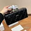Luxus -Designer Mini Klassiker Klassiker Handtasche Tasche Doppelbuchst