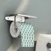 Toiletpapierhouders aluminium legering toiletpapierhouder plank met lade badkamer accessoires keuken muur hangende punch-vrij toiletpapier rolhouder 240410