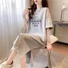 Donno abbigliamento da donna Sump Short Sleeve Sleep Sleat Casualdress Casual Dress Plus Milk Women Bottine L-5xl Donna Lingerie