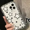 For Redmi Note 12 Pro 5G Case for Xiaomi Redmi Note 11 11S 10S 10 10C 9S 9 Pro Plus 5G K60 Black White Star Clear Silicone Cover