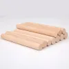 1PC DIY Natural Wood Dowel Rods Unfinished Hardwood Sticks Durable Dowel For Macrame Craft Building Model Woodworking Tool Solid