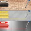 Pencils Metal Carpenter Pencil Deephole Make For Deep Hole Marker Metal Pencil With Refill Lead Multifunctional Woodworking Tools