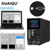 Kuaiqueプログラム可能な規制DC電源RS-232/USBポートストレージデータ電圧電流電流レギュレーター30V 10A 60V 120V 200V