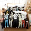 Bungo Stray Dogs Dogs Nakahara Chuuya Conjunto de cama de gêmea solteira com a cama de tamanho de tamanho de tamanho de tampa de anime de anime para crianças para crianças