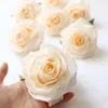 Decoratieve bloemen Big Rose Head Artificial Large Roses Heads Silk Flower 5pcs Diy Home Wedding Craft Supplies Decoratie Accessoires