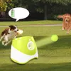 Hundträning Catapult Pet Outdoor Toy Tennis Ball Launcher Jumping Netball Walker Pitbull Toys Automatic Throw 240328