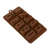 Silikonowa forma czekoladowa 26-literowa 3D Narzędzia do pieczenia czekolady Niskontaż silikonowa pleśń galaretka i cukierka form 3D formy