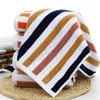 Towel Clean Hearting Towels Washable Folded Children Face Bathroom Fast Drying Handkerchief Striped Velvet 2024 Soft Hand