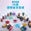 10 ml Crystal UV Epoxy hartspigment Diy harts Hantverk Liquid Dye Gem Oly Colorant Alcohol Ink Dye Candle Making Supplies