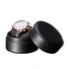 Black Leather Watch Storage Boxes Case Single Organizer Case New Brand Roll Watch Gift266o