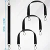 New 4pcs Electrical Tape Holder Straps Heavy Duty Tape Holder Chain with Carabiner Hooks Thong Waist Tape Holder Lanyard