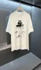 Xinxinbuy Men Designer Tee T Shirt 23SS Paris Music Concert 1954 Graffiti Mönster Kort ärm Cotton Women