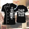 Küchenchef Harajuku Druck T-Shirt für Männer lustige Uniform übergroß