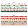 6pcs/set Merry Christmas Washi Tape Box Box-Box Gift Decoratief plakboek DIY METHERING TAPE TAPERY JOURNAAL SPREIKS