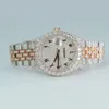 럭셔리 모습 완전히 시계를위한 힙합을위한 독특하고 비싼 Mosang 다이아몬드 시계를위한 최고의 장인