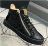 Scarpe casual Giuseppe vera sneakers in pelle per uomini scarpe chausss de designer moca