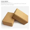 Cork Yoga Block -träningspass Block Brick Balance Training Brick Dance Train Bricks Yoga Brick Eva Yoga Blocks