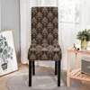 Chair Covers Stretch Flower Print Dning Cover Home Elastic Kitchen Seat Spandex Slipcovers Room Decor