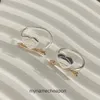 High end designer rings for womens Tifancy 925 Silver V Gold Material Simple Fashion Versatile New Love Arrow Ring Original 1:1 With Real Logo