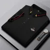 2024 män kvinnor polo skjortor lyx Italien designer broderade bi mens kläder kort ärm mode casual mäns sommar polo t shirt size m-4xl