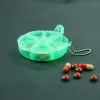 1pcs 7 Tage wöchentlich Tablette Pill Medicine Box Halter Lagerorganisator Container Hülle Pill Box Splitter Heißverkauf 6 Farben