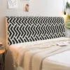 Black White Style Series Head Bed Cover Polyester Printed Bed Huvud Damm Cover Headboard Protective Cover Custom Bed Back Cover