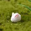 10pcs Dollhouse Miniature Animal Resin Charms Hamster Rabbit escargot écureuil