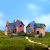 Mini Mini Artificiale Miniatura Modello di piccola casa Villa Bosca