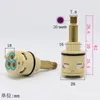 Diameter 26mm Three-speed Water Separator Salve Core Extended Brass Rod Water Separator Cartridge 82mm hight Ceramic Cartridge