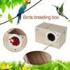 Parakeet Nesting Box Bird House Budgie houten fokkooi papegaai paren doos nestemiaal voor tortelduifjes, vink, valkparkiet, kooi
